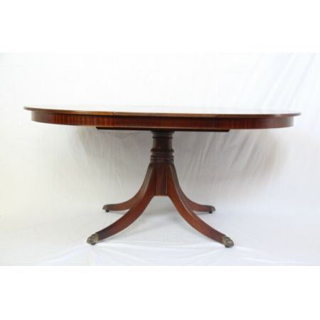 Antiker Esszimmertisch aus Massivholz im Regency Stil