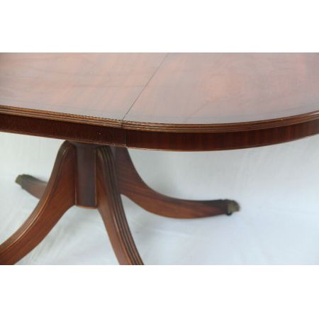 Antiker Esszimmertisch aus Massivholz im Regency Stil