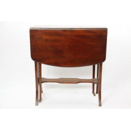 Edwardianischer Mahagoni  Sutherland Beistelltisch 1920