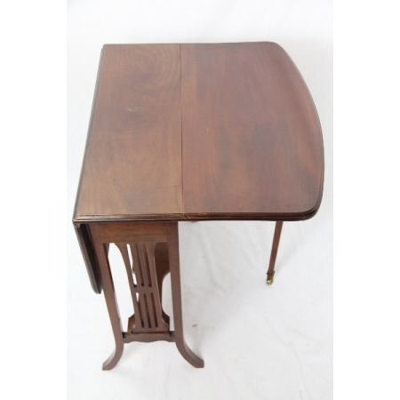 Edwardianischer Mahagoni  Sutherland Beistelltisch 1920