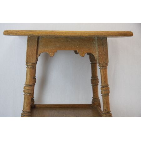 Beistelltisch, massives Eichenholz, England