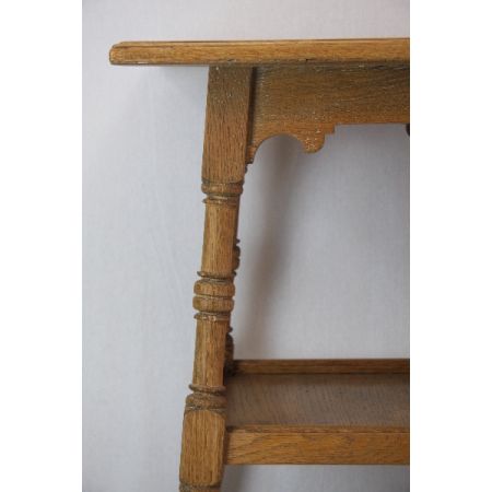 Beistelltisch, massives Eichenholz, England