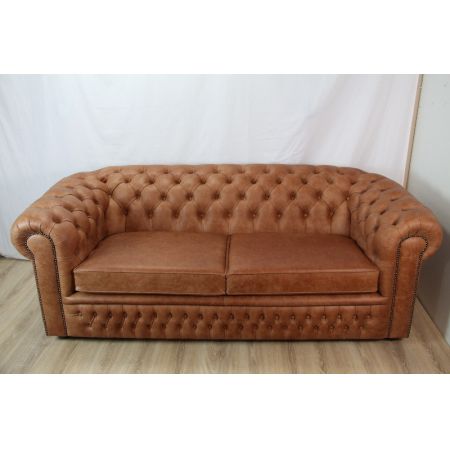 Chesterfield Windsor 3 Seater Prime Leder  