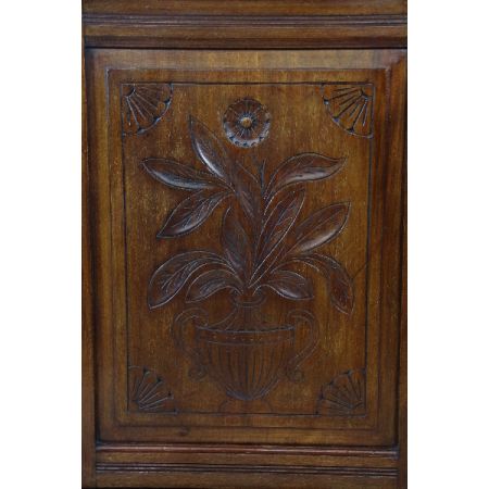 Victorian Sideboard, Kommode Massivholz Mahagoni England 1890