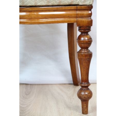 Stühle 2er Satz Ballonback Original massiv Mahagoni