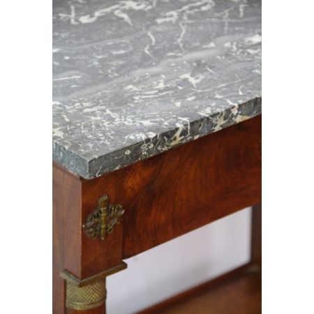 Antiker französischer Mamor Tisch/ Louis Phillip Table