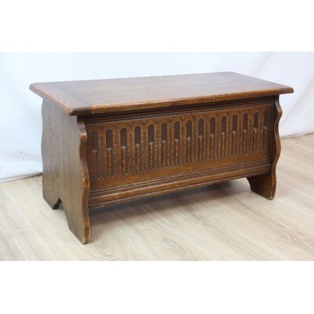 Truhe Antik, Massive Eichentruhe, Chest aus England