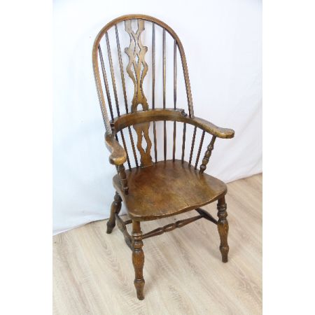 Antiker Landhaus Armchair/ Wheelback chair/ Windsor chair