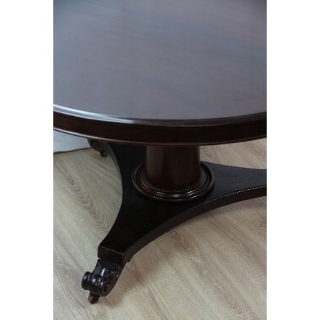 Mahagoni Esstisch Pillartable handpoliert England 1890