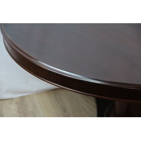 Mahagoni Esstisch Pillartable handpoliert England 1890