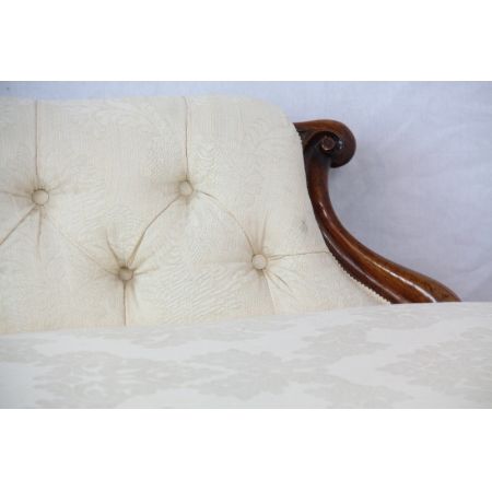 Chaise Longue original victorian 1860 Massivmahagoni