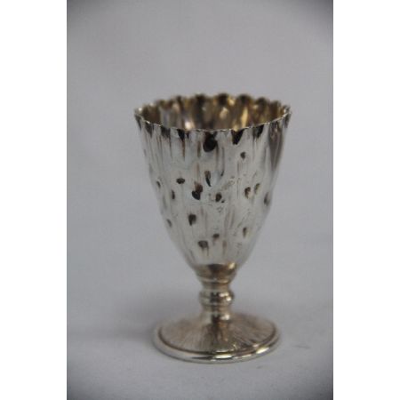 Silbertablett  Eierset France Plated