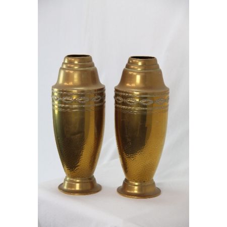 Messing Vasen Paar France Antik