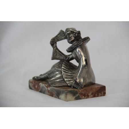 Clown Figur France Art Deco Original