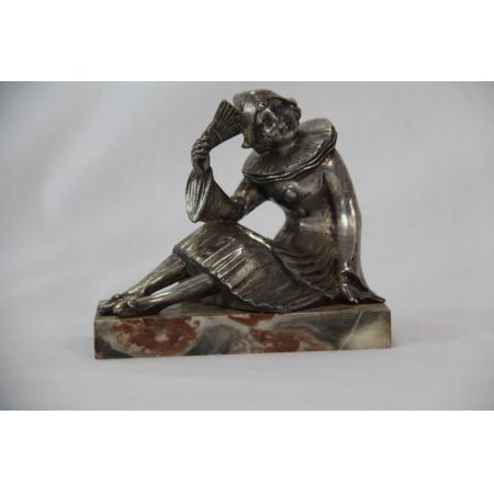 Clown Figur France Art Deco Original