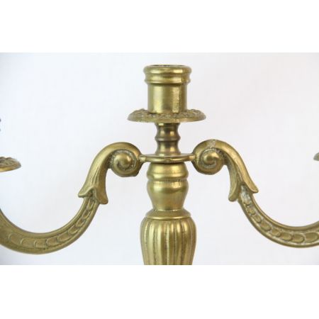 Kerzenständer Paar Messing France Antik