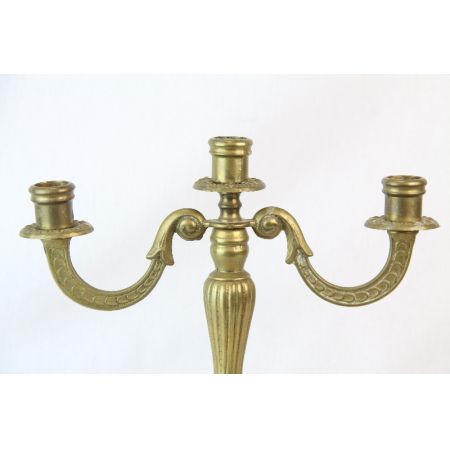 Kerzenständer Paar Messing France Antik