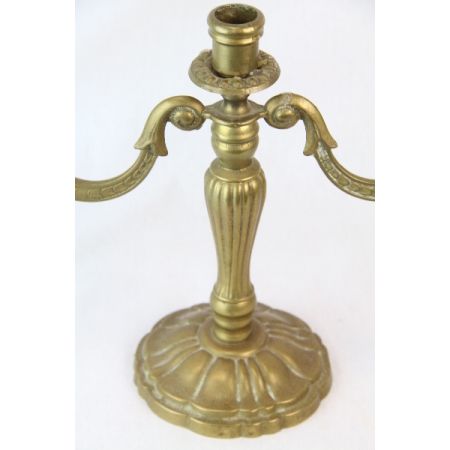 Kerzenständer Paar Messing France Antik