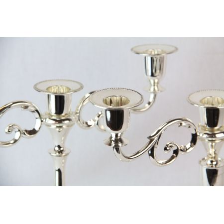 Kerzenständer Paar Plated England