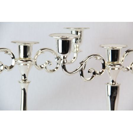 Kerzenständer Paar Plated England