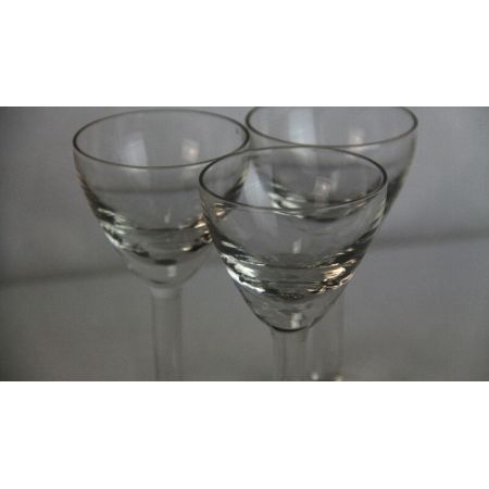 Gläser 3er set Antikes glas France 1890