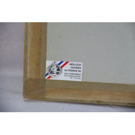 Bild tanzende Mädchen France Goldrahmen