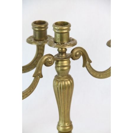 Kerzenständer Paar Messing France Antik