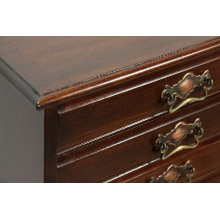 Antiker Notenschrank aus Mahagoni, ca. 1890