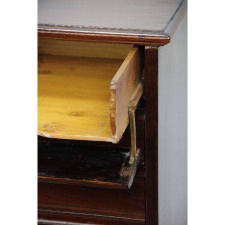 Antiker Notenschrank aus Mahagoni, ca. 1890