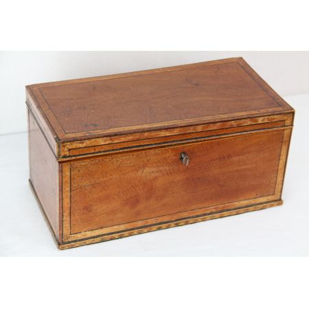 Teabox Teedose Selten feines Satinholz 1860 England