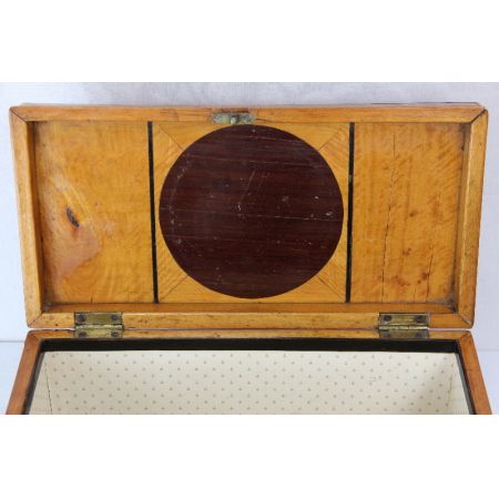 Teabox Teedose Selten feines Satinholz 1860 England