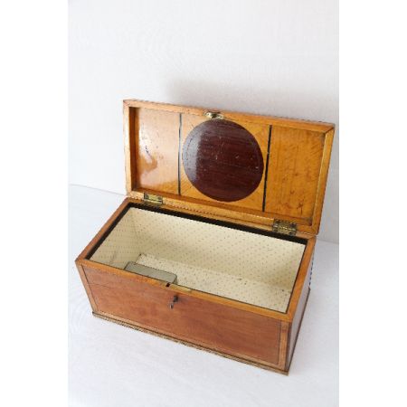 Teabox Teedose Selten feines Satinholz 1860 England