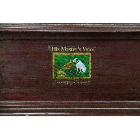 Antik Grammophone His Master's Voice Schellack Platten