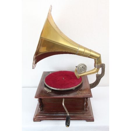 Antik Grammophone His Master's Voice Schellack Platten