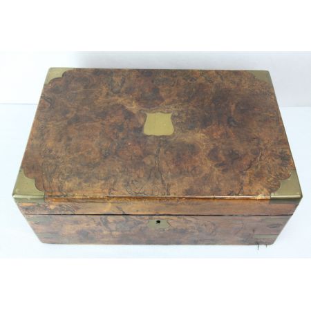 Schreibbox/Letterbox, Reiseschreibtisch, Laptop, antik