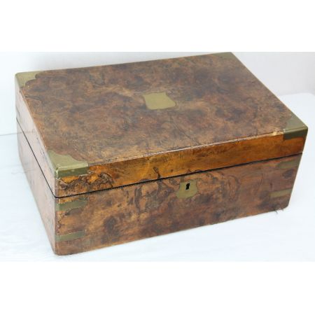 Schreibbox/Letterbox, Reiseschreibtisch, Laptop, antik