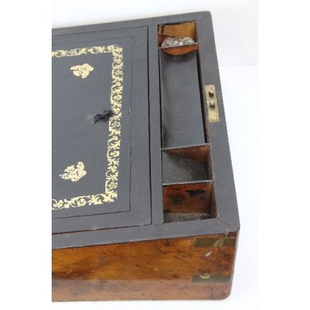 Schreibbox/Letterbox, Reiseschreibtisch, Laptop, antik