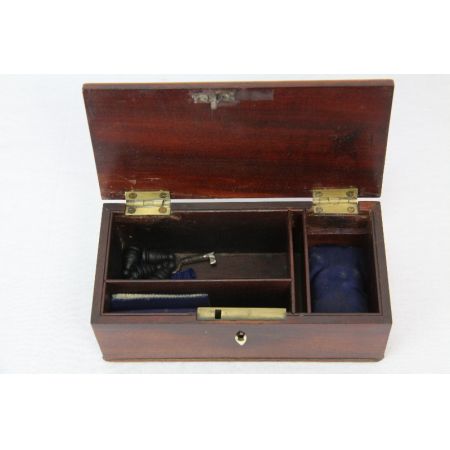 Victoriansiche Spielkiste Spilebox England 1860 Mahagoni