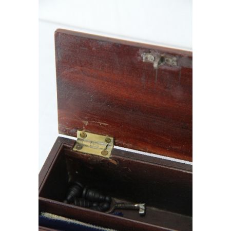 Victoriansiche Spielkiste Spilebox England 1860 Mahagoni