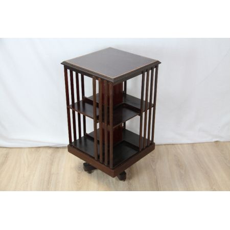 Drehbarer Bücherständer /Buchregal aus Mahagoni, Revolving Bookcase