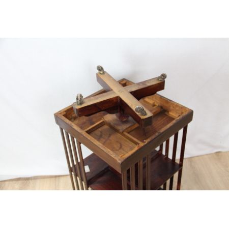Drehbarer Bücherständer /Buchregal aus Mahagoni, Revolving Bookcase