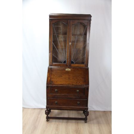 Edwardianischer Sekretär mit authentischer Patina