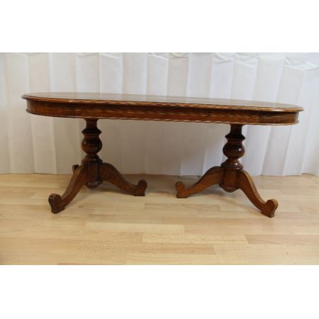 Antiker Couchtisch/ Sofatisch aus England mit Intarsien