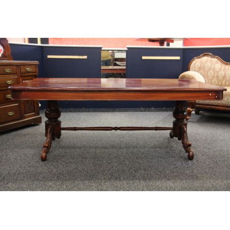 Antiker Esstisch für 10 Personen aus Massivholz