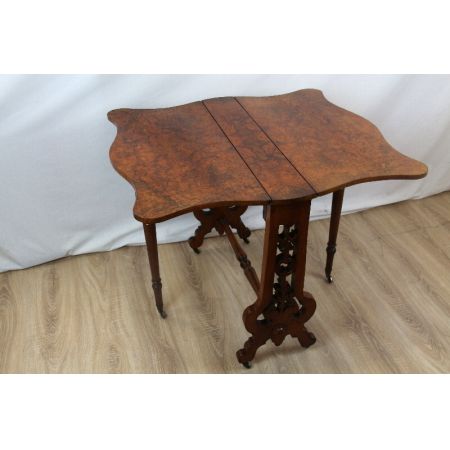 Sutherland table Englischer Occationstisch Wurzelholz Burl