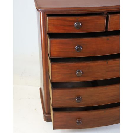 Vertiko antik Mahagoni, Chest of Drawers / Kommode mit 6 Schubladen
