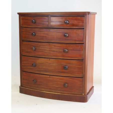 Vertiko antik Mahagoni, Chest of Drawers / Kommode mit 6 Schubladen