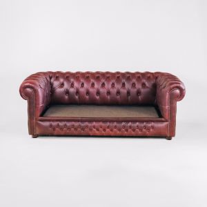 Chesterfield Schlafsofa "Austin" 3-Sitzer Original Schlafsofa englisch (Matratze: 115cm)