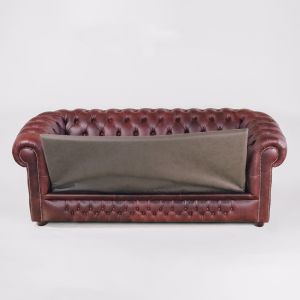 Chesterfield Schlafsofa "Austin" 3-Sitzer Original Schlafsofa englisch (Matratze: 115cm)