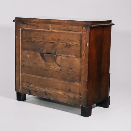 Biedermeier Mahagoni Kommode mit drei Schubladen, Sideboard